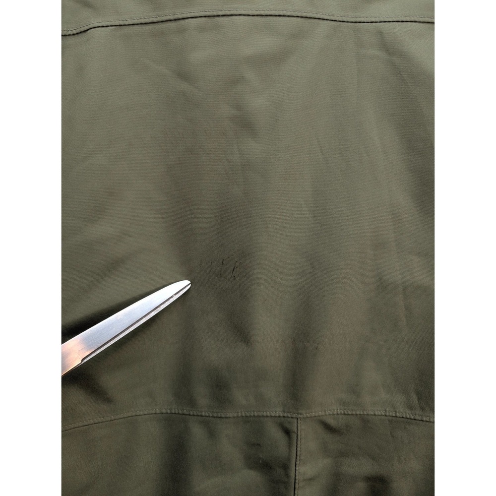 Cabela's Ski Windbreaker Fleece Jacket Men's Sz XL Green Hooded Raincoat Outdoor - Picture 6 of 16